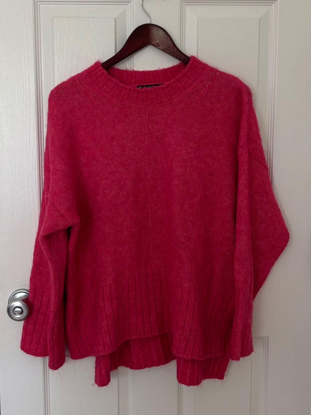 Dunnes Women's Bright Pink Crewneck Sweater